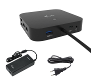 I-TEC USB-C Dual Display Dock 1x DP 1x HDMI PD 100W+ zasilacz 100W - 708314 - zdjęcie 1